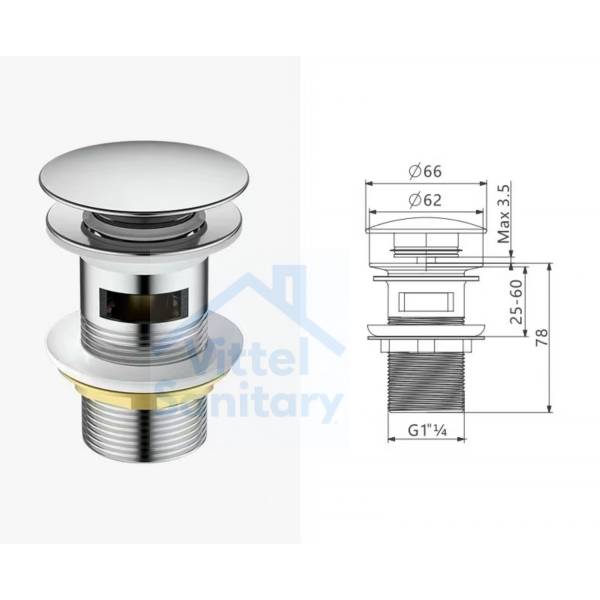 Pop-up Drainer H02125