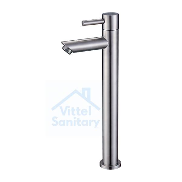 Stainless Steel Single Cold Faucet S021314